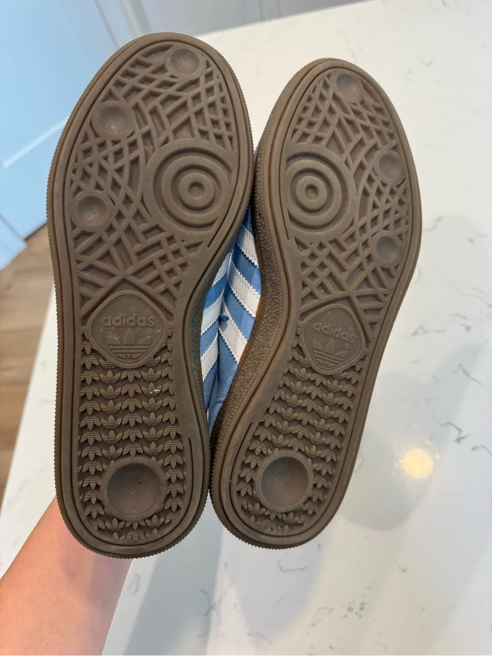 Adidas Handball Spezial in Light Blue Womens size 7
